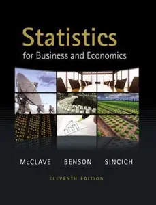 USED-Statistics for Business and Economics by James T. McClave (Hardcover)