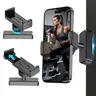 Magnetic Gym Phone Holder, 360° Adjustable Strong Magnet Phone Mount for Workout Recording, Portable Hands-Free Fitness Accessory for Gym Equipment, Compatible with Android Phones and iPhone 16/15/14/13/12