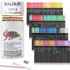 Premium Colored Pencils, 72/120 Colors Coloring Book Markers, Artists Soft Core with Vibrant Color, Ideal for Drawing Sketching Shading,Coloring Pencils for Adults Beginners, Artist Pencil Set, Art Supplies