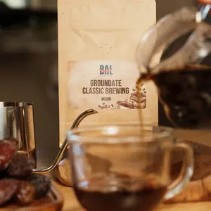 BAL Coffee GrounDate – Roasted Date Seed Coffee Alternative | Vegan & Caffeine-Free | Prebiotic-Rich | 100g