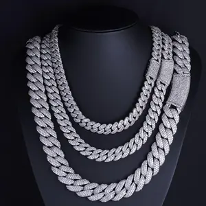 Hip Hop Cuban Necklace – 12mm Iced Out Full Zircon Chain