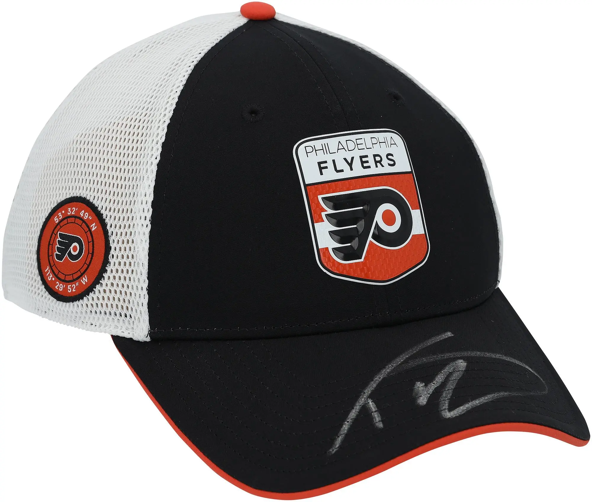 Trevor Zegras Philadelphia Flyers Autographed Draft Fanatics Cap - Fanatics Authentic Certified