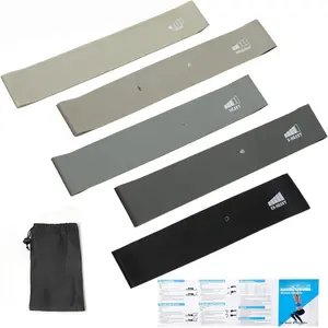 Resistance Bands for Working Out Exercise Loop Bands Workout Bands Set for Men Women  Stretching, Crossfit ,  Workout, Physical , Booty , Set of 5