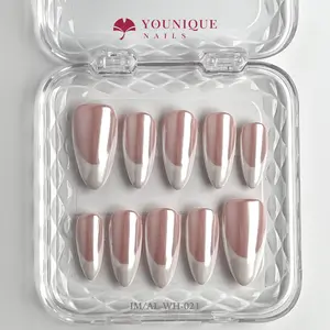 Younique Nails | IM Studio | Silent Elegance | 10PCS 100% Handmade Press-On Nails | Reusable Colorful Art tiktokshopspringglowup