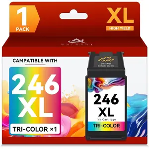 245XL 246XL Compatible Ink  for  245 and 246 XL PG-245XL CL-246XL for PIXMA TR4520 TS302 MG2525 TR4527 TS3322 MG3022 MX490 TS202 Cannon Printer Ink Cartridges (1 Color)
