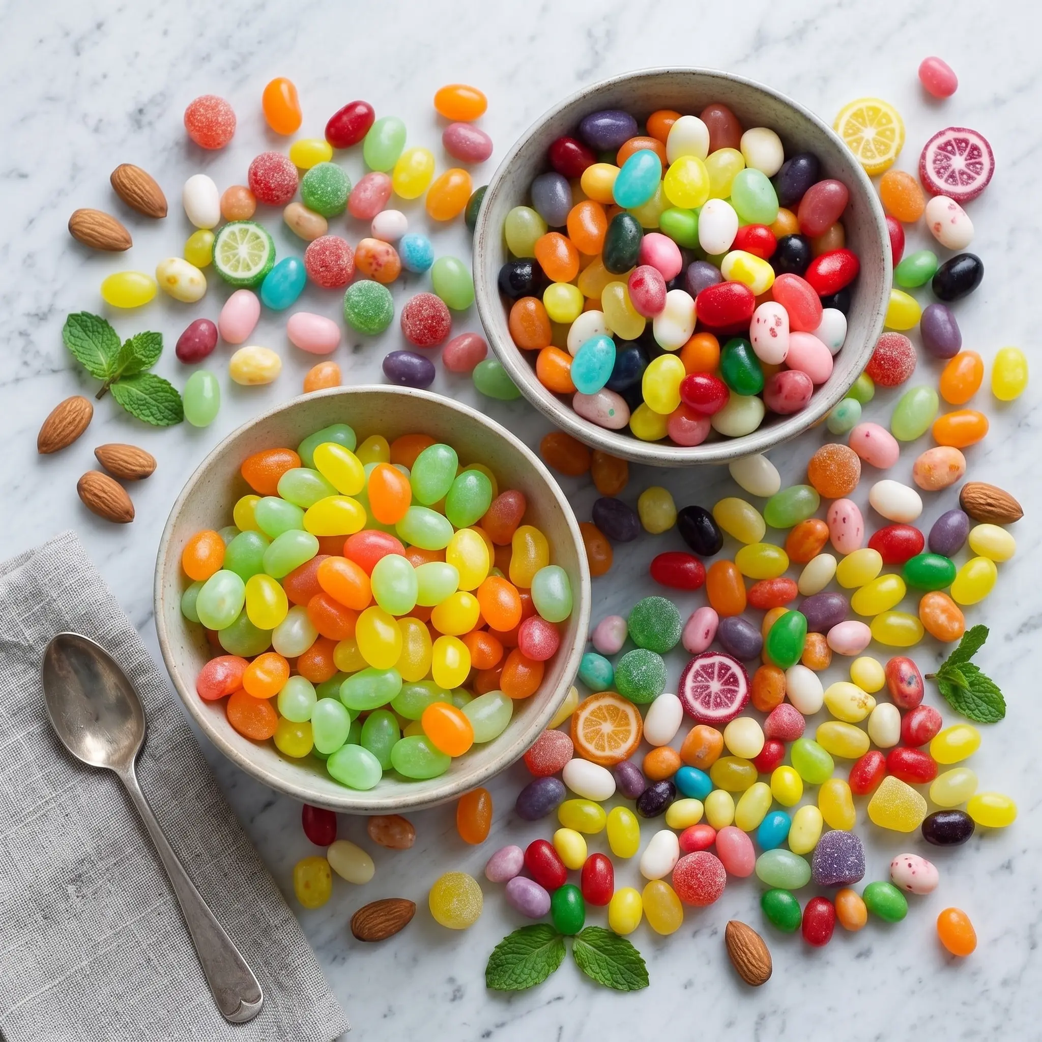 Jumbo Jelly Beans Chewy Candy Fruit, Spiced & Black Licorice Flavors 1 lb, 2 lb & 3 lb Bags