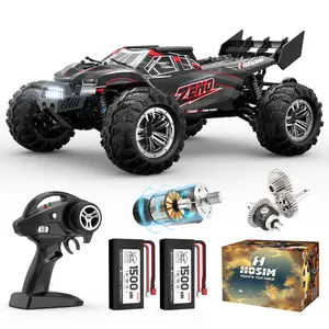 HOSIM 1:10 RC Cas for Adults and Kids, High Speed Large RC Truck 48+ KMH, 4X4 Off-Road, Waterproof Remote Control Car, Hobby Grade Fast Racing Toy