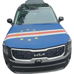 Cabo Verde Hood Flag Banner, Cultural Atlantic Island Pride Decor, Pole Sleeve Ready for Easy Display to Showcase Cabo Verde's Identity