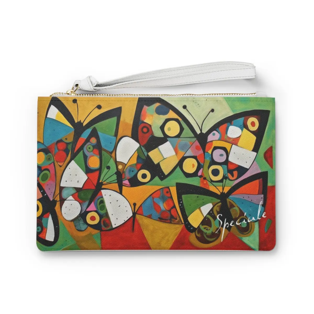 The Butterfly Collection -  “Wings of Abstraction" - Clutch Bag