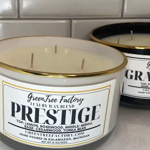3 Wick Luxury Designer Candle