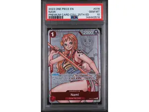 2022 One Piece Card Game Promos Premium Collection 25th Edition Nami #OP01-016 PSA 10