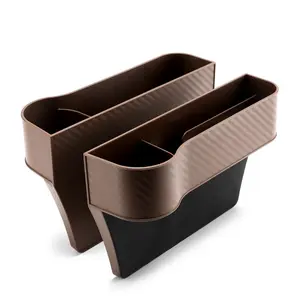 Two multi-functional car seat storage boxes, a car console side storage box with a cup holder, and a car storage box on the front seat for placing mobile phones and fashionable glasses, Car Organization Supplies