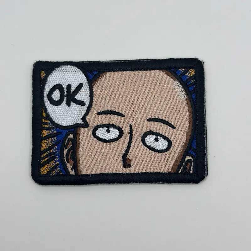 Stxtch embroidered anime patch - One punch