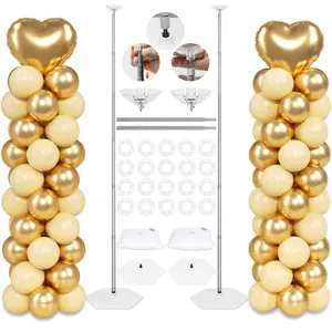 Adjustable 7ft Balloon Column Stand Kit for Weddings, Graduation, Baby Showers & Party Decor