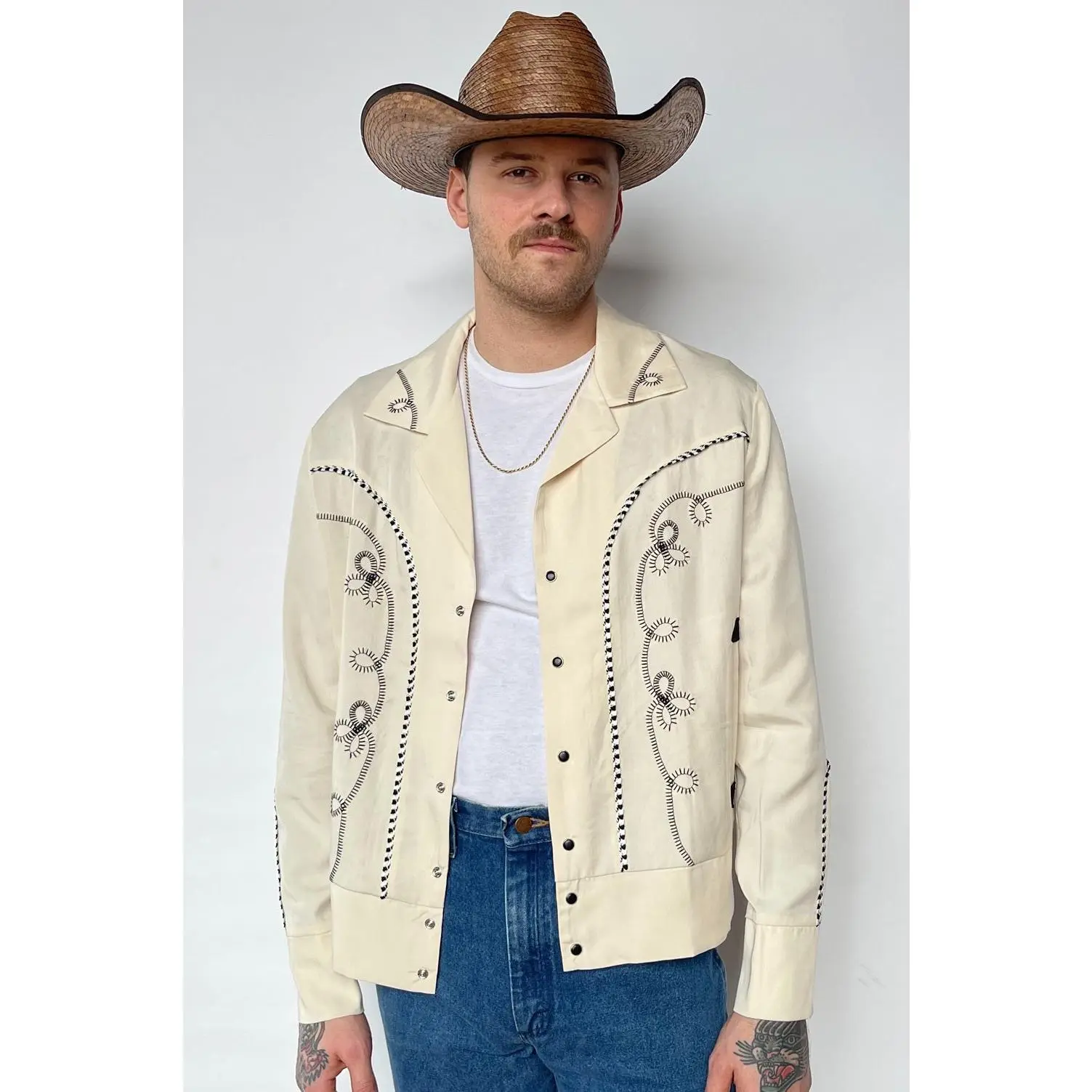 Bolero Men's Jacket Off-White