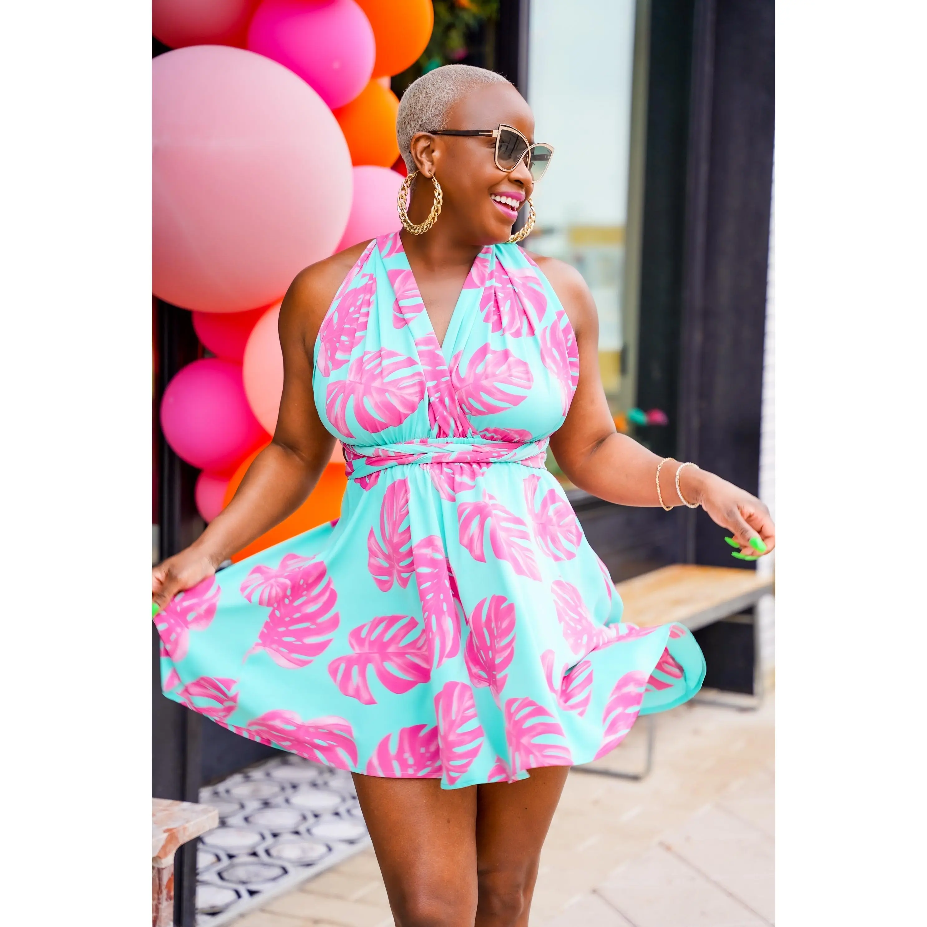Pink Flamingo Mini Dress