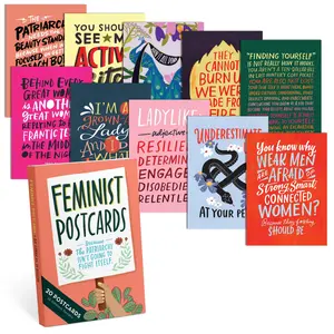 Feminist Postcard Book, 20 Postcards (2 Each 10 Styles) Feminist Postcard Book, 20 Postcards (2 Each 10 Styles)