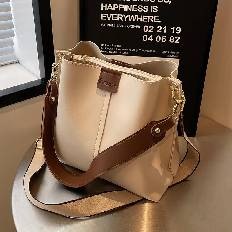Women's Premium Large-Capacity Bucket Bag - Commuter Work Crossbody Shoulder Purse for Daily Casual Use, Commuter Work Bag, Shoulder Bag