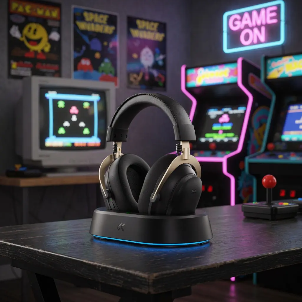 Mchose V9 Turbo Magnetic Wireless Gaming Headset | Tri-Mode | 2000mAh