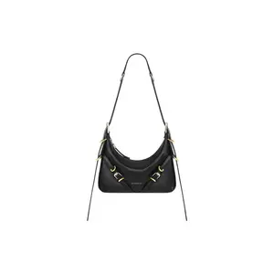 Givenchy Voyou Adjustable Strap Zipper Closure Leather Handbag for Women