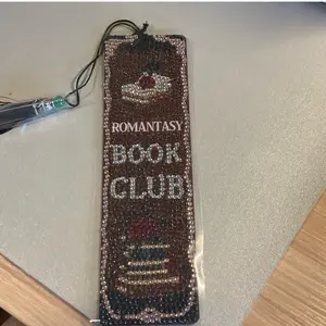 Romantasy Book Club Diamond Art Rhinestone Bookmark, Ideal Gift for Book Readers