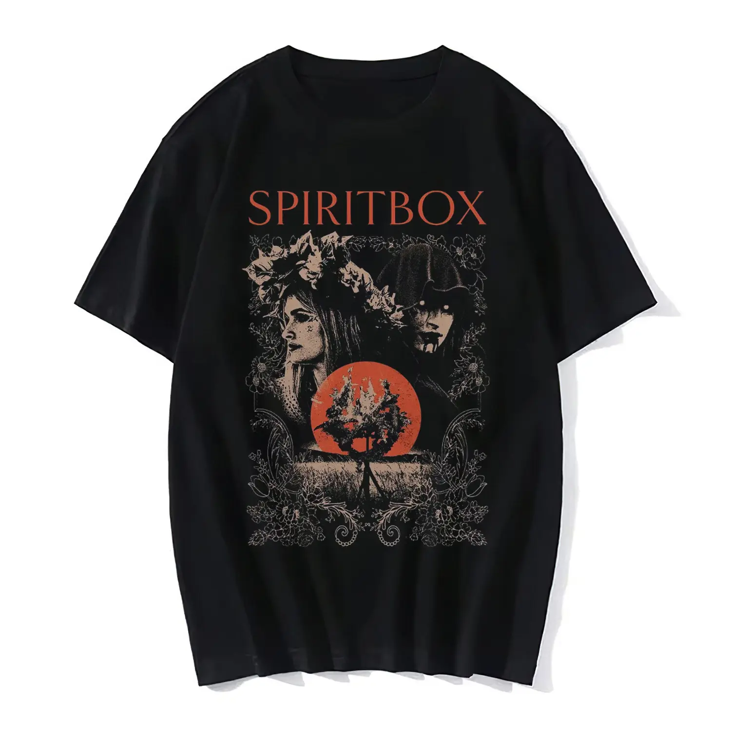 Women's Fitted Graphic T-Shirt with a Retro Look, Crew Neck in Ethical Cotton for Streetwear, Sizes M, S, Casual Streetwear Top