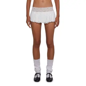 Fierce Flirt Lace Skirt - White