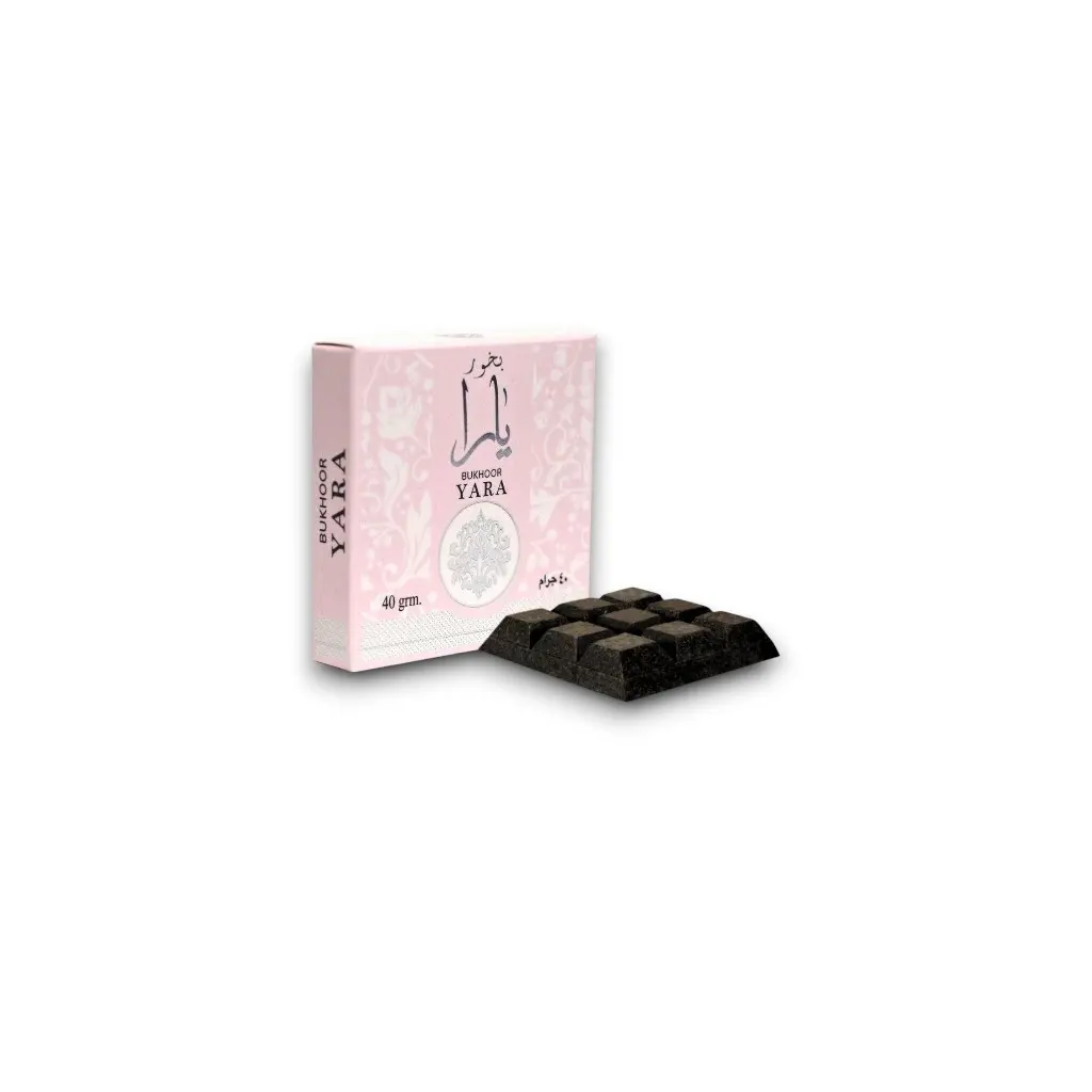 Ard Al Zaafaran Yara Incense Bukhoor, 2-Piece Set (40g Each) - Natural Woody Aroma Scent, Calming Home Fragrance, Home Care Supplies Gift