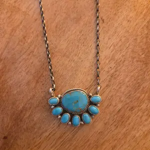 Native Made Kingman Cluster Necklace