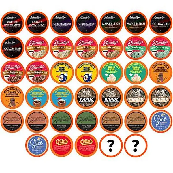 Two Rivers Coffee 40ct Coffee Lovers Variety Sampler