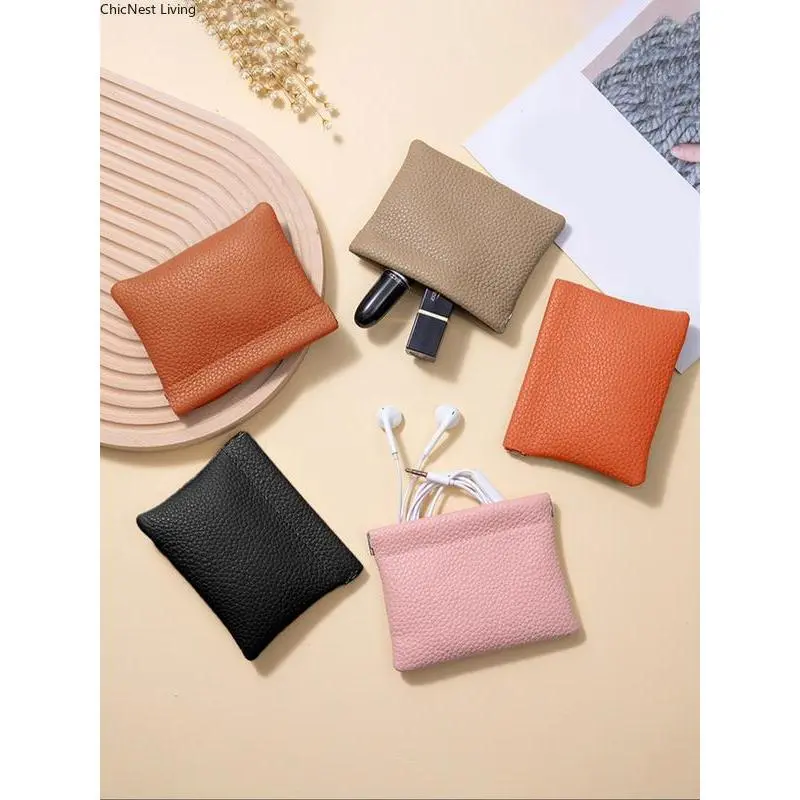 Women's Chic Casual Leather Makeup Bag - Solid Black Multi-Pocket Zipper Toiletry Organizer, Lightweight Portable Travel Accessory