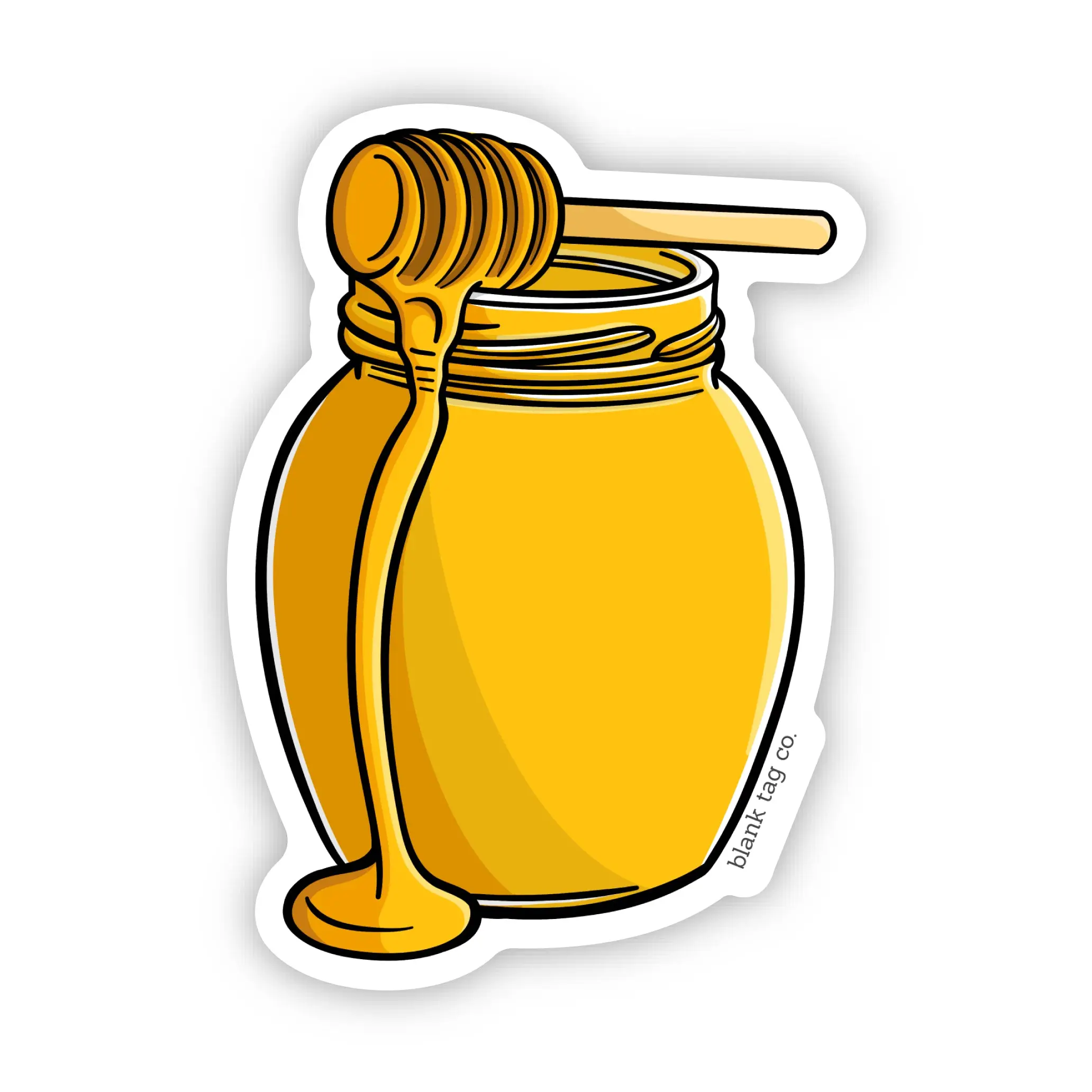 Blank Tag Co.® Waterproof Sticker - Jar of Honey