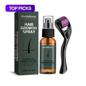 Men's Natural Hair Care Set - Beard Growth Serum Oil, Derma Roller for Massage, Nutritional Thickening & Shine Enhancing Facial Hair Product, Holiday Daily Gift