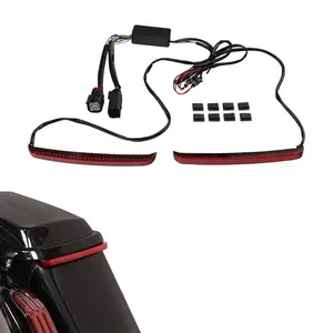 TCMT LED Saddlebag Brake Turn Signal Light Fit For Harley Street Road Glide 2014-2023