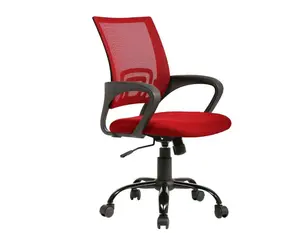 Ergonomic Office Chair Cheap Desk Chair Mesh Executive Computer Chair Lumbar Support for Women&Men, Red