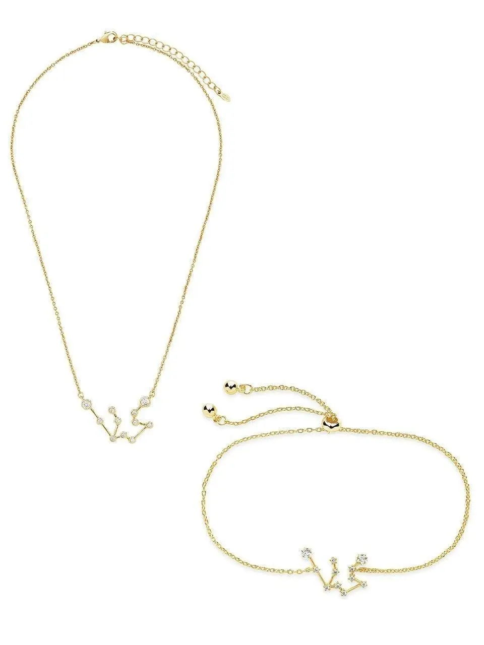'When Stars Align' Constellation Necklace and Bracelet Set