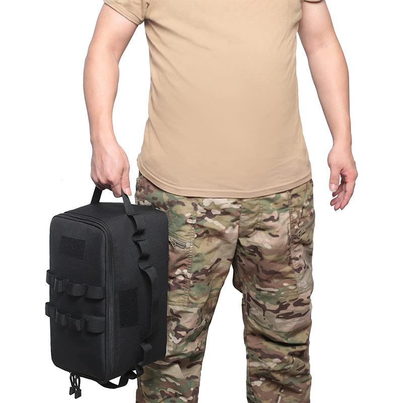 Outdoor Camping Storage Bag Large Capacity Ground Nail Tool Bag Gas Canister Picnic Cookware Utensils Kit Bag