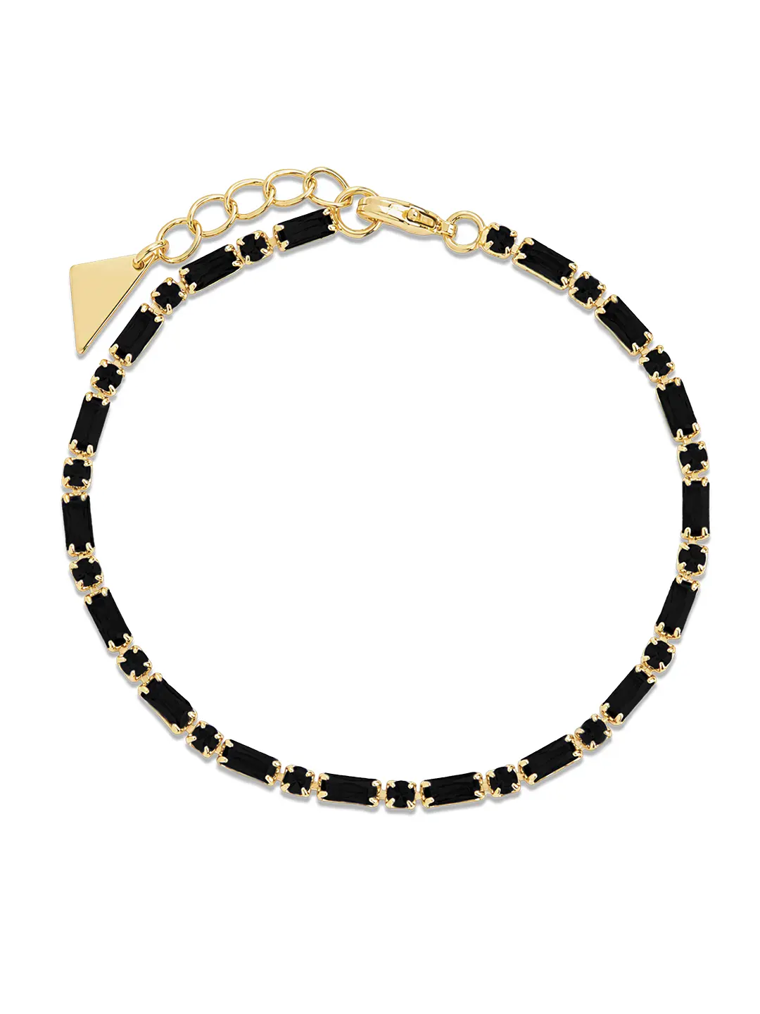 Georgia Black CZ Tennis Bracelet