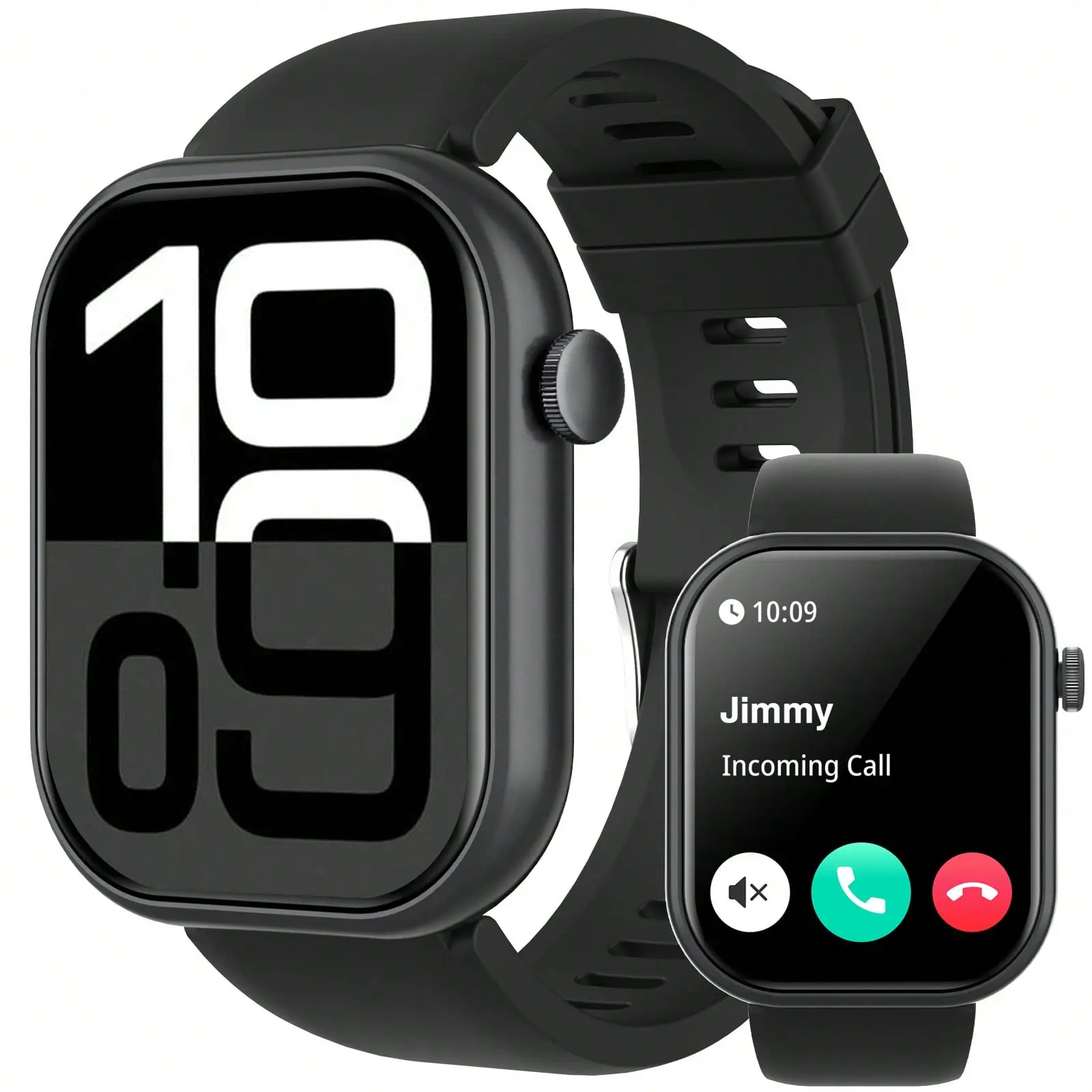 Smart Watch Full Touch Screen, 2.01" HD Smartwatches for Men Women, Long Time Standby Time, Can Answer and Make Calls, 110+ Sport Modes With Fitness Tracker Watch Sleep Monitor, Fitness Watch Compatible With Android for IOS