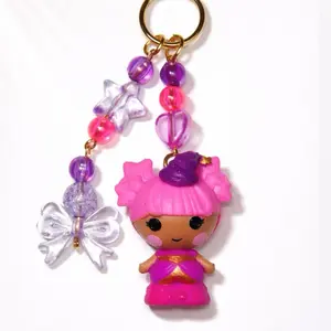 Lalaloopsy Mini Charms & Beads Handcrafted Keychain