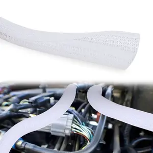 Nilight 10ft-1/2inch White Cable Management Sleeves fathersdaygift