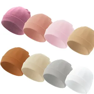 8-Pack Baby Beanie Hat Set, Soft Cotton Infant Caps for Newborns & Toddlers, Stretchy Unisex Hats for Boys & Girls, Lightweight Everyday Wear & Travel