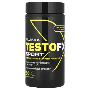 ALLMAX TestoFX Sport, Testosterone Support Formula, 80 Capsules