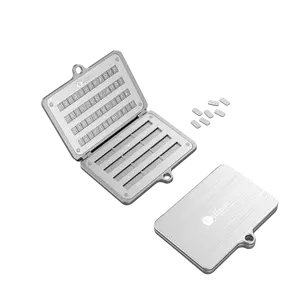 ELLIPAL Crypto Seed Phrase Backup, 316 Stainless Steel Metal Seed Phrase Storage with Lock Hole, 24 Words Backup, Compatible with BIP39 Hardware Wallets, Ledger, Trezor，Safety