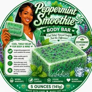 🌿🧼 Peppermint Smoothie Body Bar