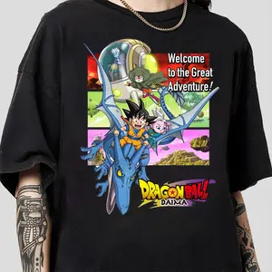Dragonballz Daima Goku Graphic T Shirt Anime, Fan, Goku, Dragonball, Dragonball Daima, Mom, Dad, Gift, Aunt, Nephew, Christmas
