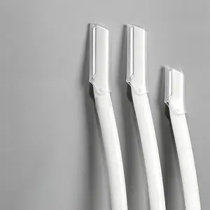 Brow Trimmer and Razor Set, Exfoliating Shaving Tool, Body Hair Remover, Facial and Brow Razor Kit, Long Handle Blade, Travel Friendly, Eyebrow Shaping Tool