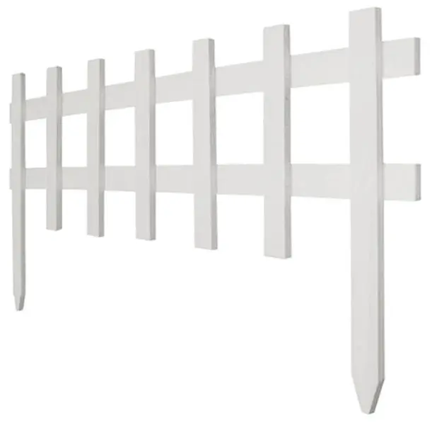RC 75W 18 in. x 3 ft. White Deluxe Cape Cod Picket Fence