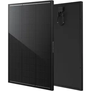 ECOBOSS 100W Solar Panel 12V N-Type 16BB 25.6% High Efficiency Lightweight Monocrystalline for Rooftop Trailer RV & Off-Grid