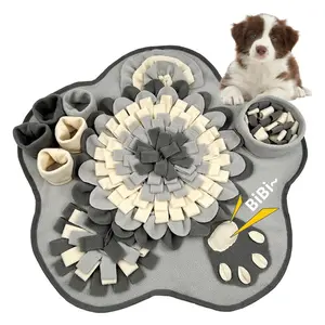 Flower Shaped Pet Sniffing Mat, 1 Set Interactive Pet Sniffing Mat, Pet Slow Feeding Mat, Puzzle Feeder, Dog & Cat Accessories
